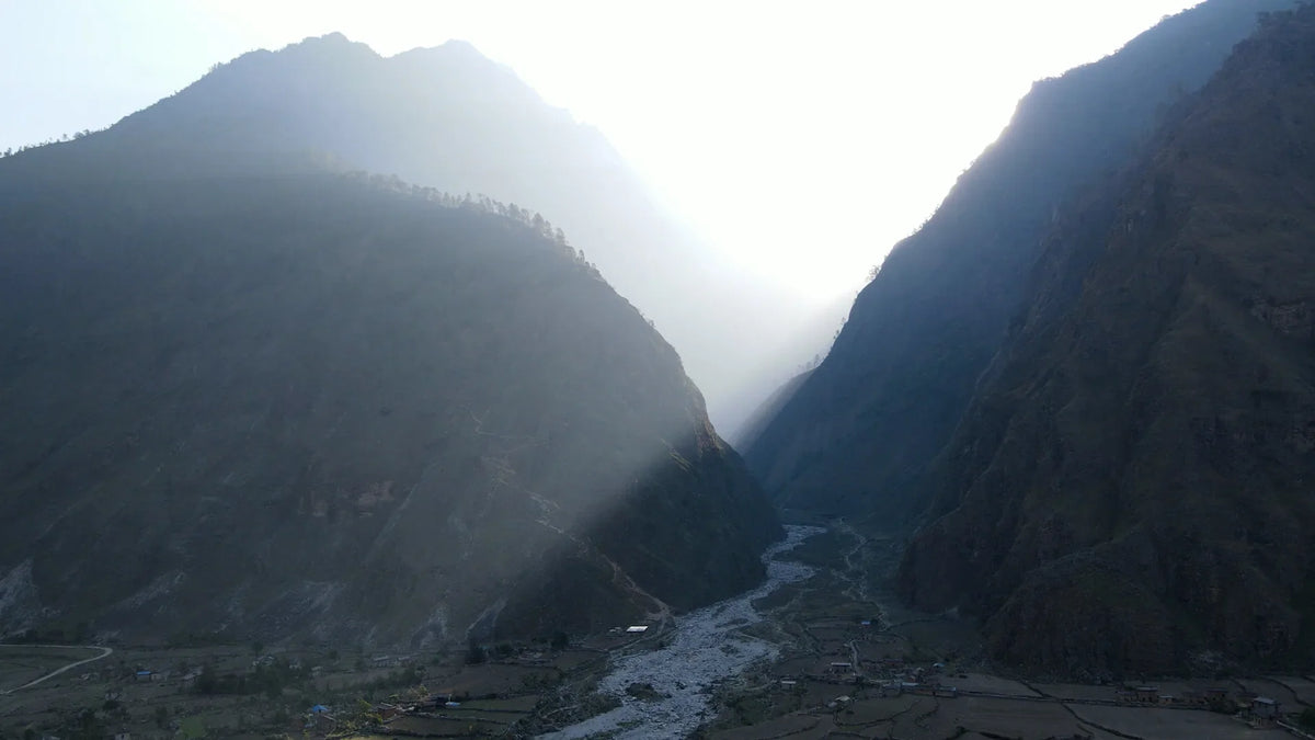 A valley in the Nepalese Himalaya