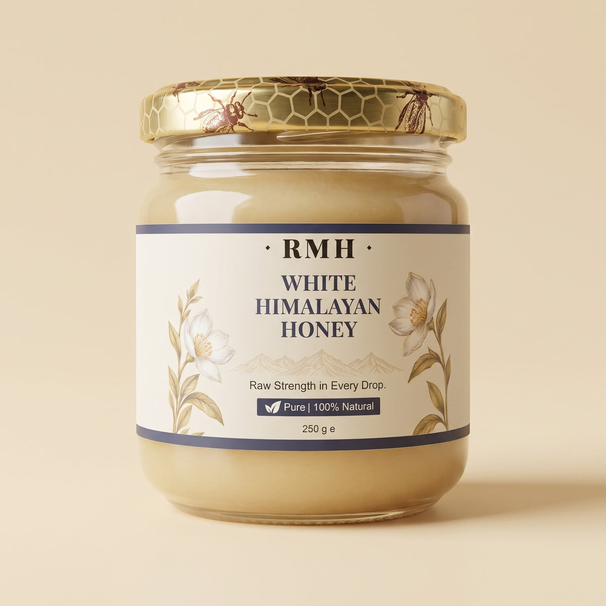 White Himalayan Honey, 250 g jar